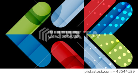 Geometric colorful abstract background 43544189