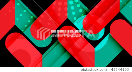 Geometric colorful abstract background 43544193