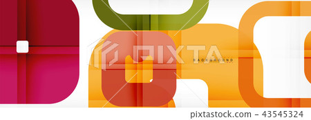 Square geometric background, multicolored template for business or technology presentation or web Square geometric background, multicolored template for business or technology presentation or web 43545324