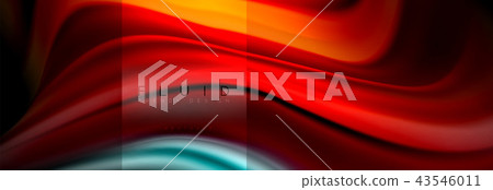 Rainbow fluid abstract shapes, liquid colors design, colorful marble or plastic wavy texture Rainbow fluid abstract shapes, liquid colors design, colorful marble or plastic wavy texture 43546011