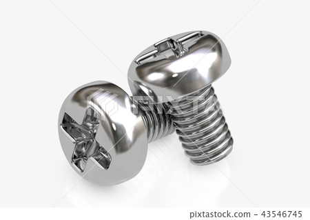 Two screws close up Two screws close up 43546745