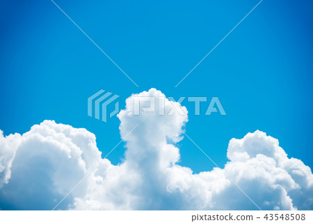 White clouds on blue sky 43548508