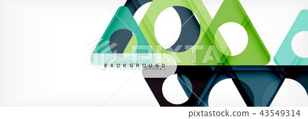 Circle and triangle abstract background Circle and triangle abstract background 43549314