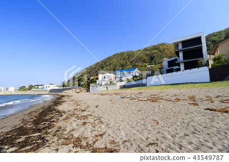 海濱風光(神奈川縣,葉山町,春天) 海濱風光(神奈川縣,葉山町,春天) 43549787