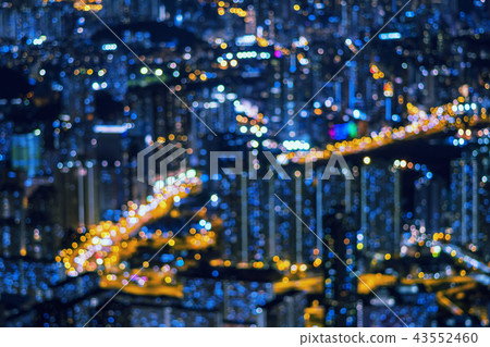 Cityscape bokeh, abstract photo Blurred of cityscape at twilight time, background concept Cityscape bokeh, abstract photo Blurred of cityscape at twilight time, background concept 43552460