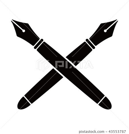 Fountain pen crossed to cross illustration 43553787