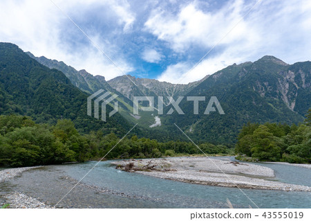 Hotaka mountain range from Kamikochi Hotaka mountain range from Kamikochi 43555019