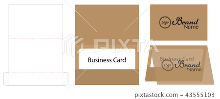 business card envelope die-cut template mock up business card envelope die-cut template mock up 43555103