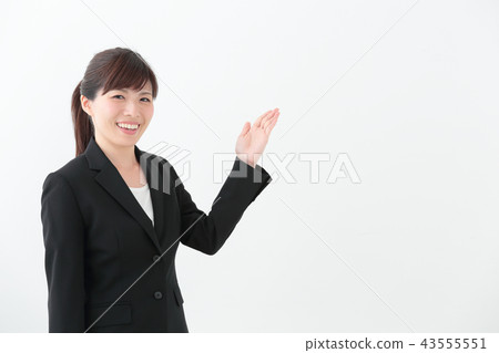 Business woman holding hands 43555551