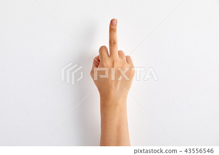 手指照片，剪刀搖滾，弓，第一，第二，第三， 43556546