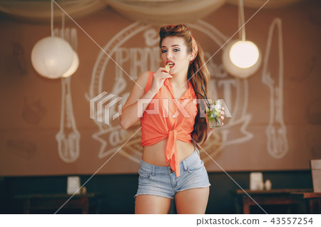 pin-up girl 43557254