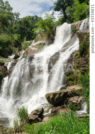 Mae klang luang waterfall in Thailand Mae klang luang waterfall in Thailand 43559831