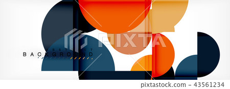 Modern geometrical abstract background - circles. Business or technology presentation design Modern geometrical abstract background - circles. Business or technology presentation design 43561234