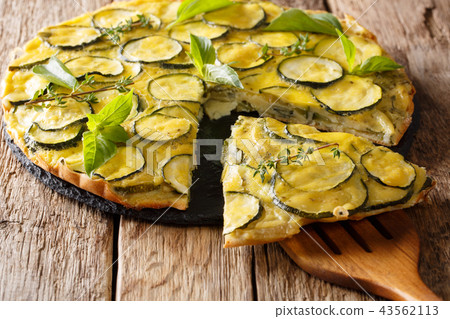 spicy italian summer scarpaccia sliced 43562113