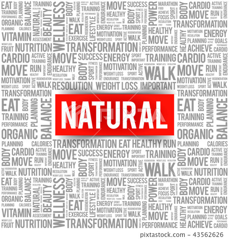 NATURAL word cloud collage 43562626