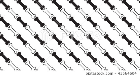 dog bone seamless pattern vector isolated repeat 43564604