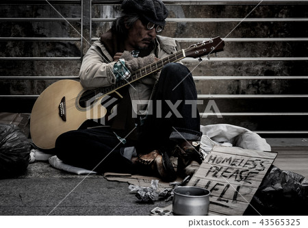 Dirty homeless in the city Dirty homeless in the city 43565325