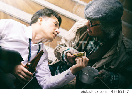 Dirty homeless in the city Dirty homeless in the city 43565327