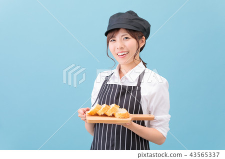 咖啡館麵包店工作人員 咖啡館麵包店工作人員 43565337