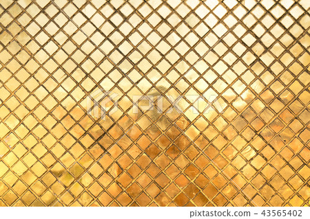 gold texture mosaic background 43565402