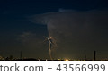 Thundercloud Kaminari Far lightning Night lightning Lightning 04 43566999