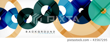 Modern geometrical abstract background 43567295