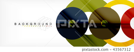 Modern geometrical abstract background 43567312
