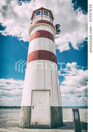 Lighthouse on Neusiedler See, Austria, filter Lighthouse on Neusiedler See, Austria, filter 43567618