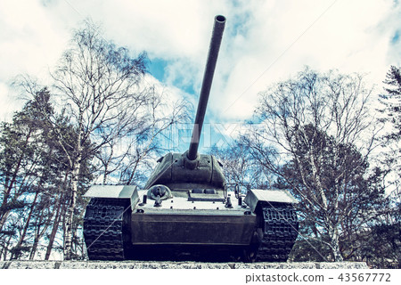 Soviet tank T-34 of the World war II, Kezmarok 43567772