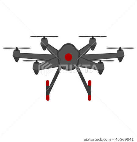 Isolated drone toy icon 43569041