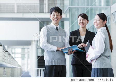 School after school high school student male female 43571015