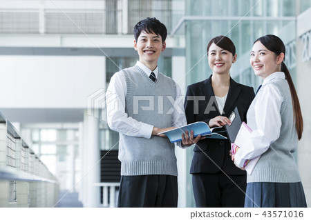 School after school high school student male female 43571016