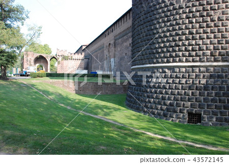 Sforza Castle in Milan, Italy Sforza Castle in Milan, Italy 43572145