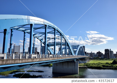 Tama River and Maruko Bridge Arch Bridge Tama River and Maruko Bridge Arch Bridge 43572617