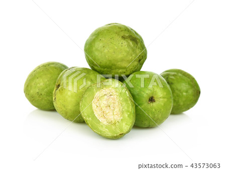 Chebulic Myrobalans  isolated on white background 43573063