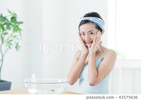 洗臉清潔美容女人護膚美容 43575636