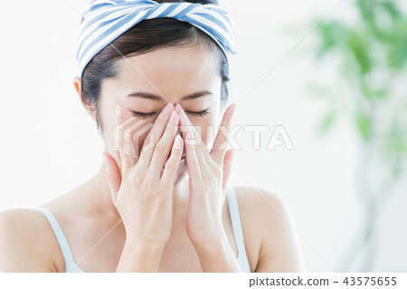 洗臉清潔美容女人護膚美容 43575655
