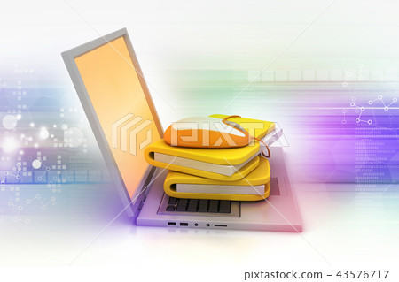 mouse with file folder 43576717