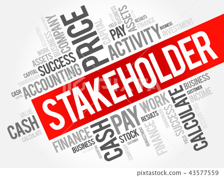 Stakeholder word cloud collage 43577559