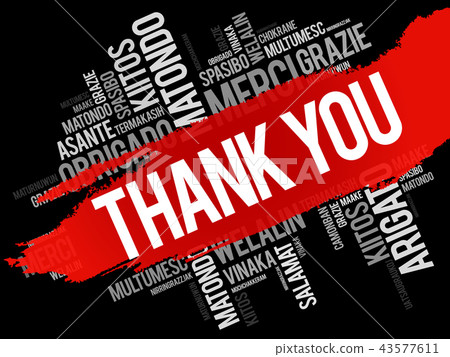 Thank You Word Cloud background Thank You Word Cloud background 43577611