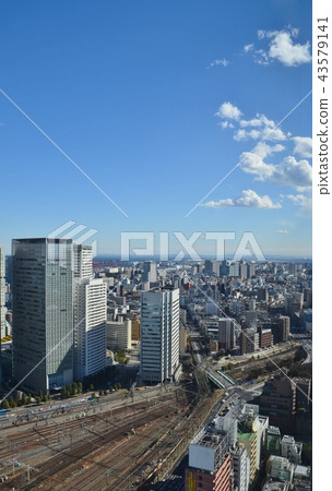 Tokyo downtown area scenery 43579141