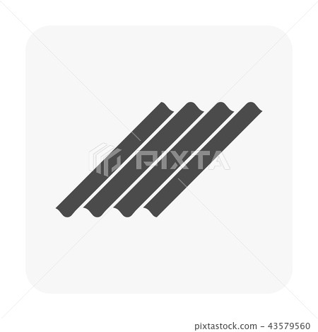 roofing material icon roofing material icon 43579560