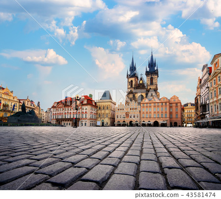 Staromestska square in Prague 43581474