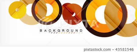 Modern geometrical abstract background 43581546