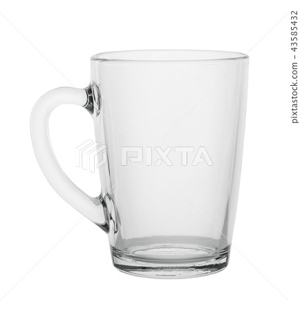 Glass mug isolated 43585432
