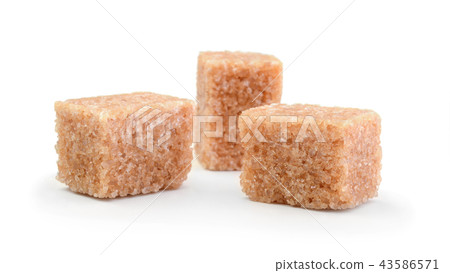 Cane sugar isolated on white Cane sugar isolated on white 43586571