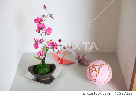 Interior with green Interior with green 43587138