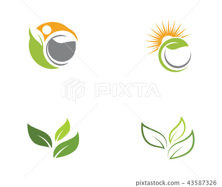 Logos of green Tree leaf ecology 43587326