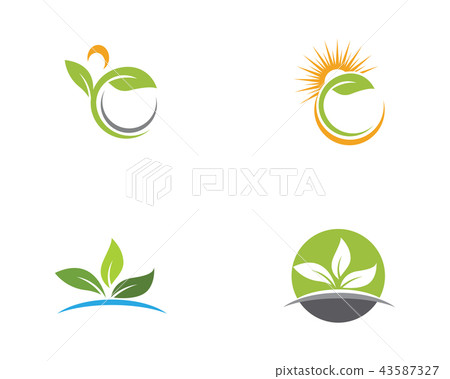Logos of green Tree leaf ecology 43587327