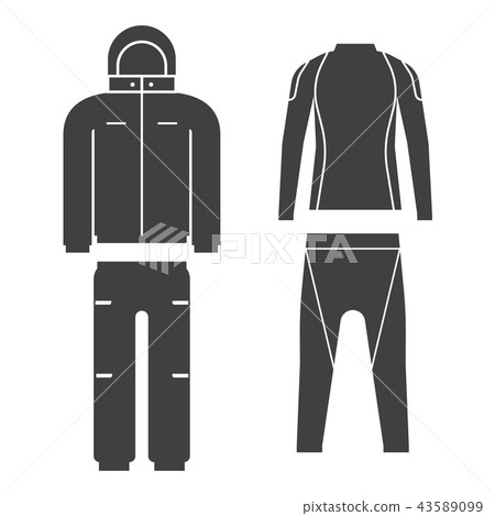 Winter Sport Suit Vector Illustration 43589099